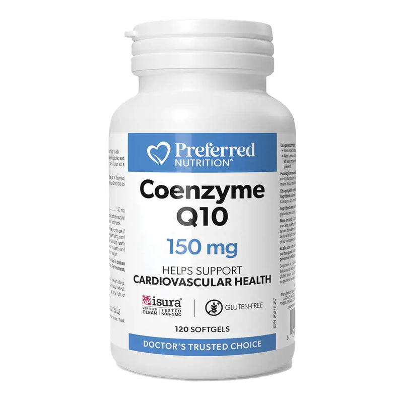 Preferred Nutrition Coenzyme Q10 150mg - 120 Softgels