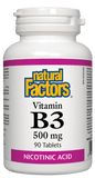 Natural Factors Vitamin B3 500mg - 90 Tablets