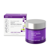 Andalou Naturals Resveratrol Q10 Night Repair Cream - 50ml