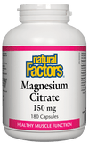 Natural Factors Magnesium Citrate 150mg - 180 Capsules