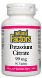Natural Factos Potassium Citrate 99mg - 90 Tablets