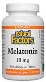 Natural Factors Melatonin 10 mg - 90 Sublingual Tablets