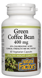 Natural Factors Green Coffee Bean 400mg - 60 Capsules