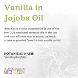 Aura Cacia Vanilla Essential Oil in Jojoba Oil - 15ml