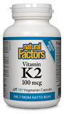 Natural Factors Vitamin K2 - 180 Capsules