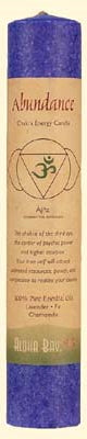 Aloha Bay Abundance Third Eye Chakra Pillar Candle