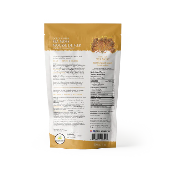 Ecoideas Golden Irish Sea Moss 200g