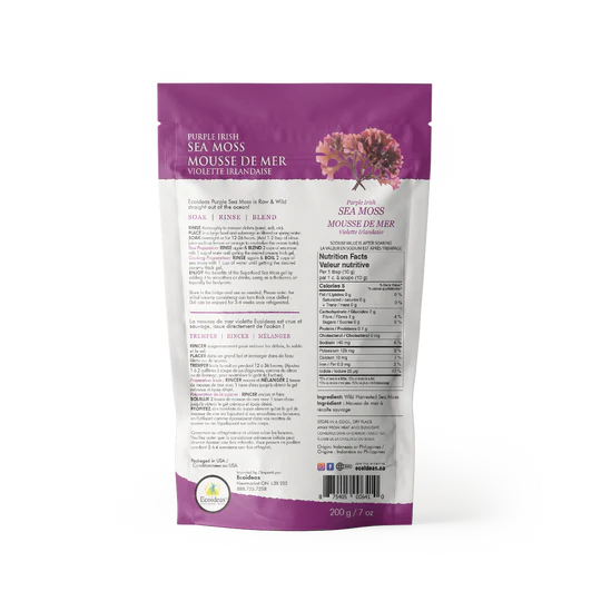 Ecoideas Purple Irish Sea Moss 200g