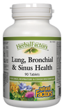 Natural Factors Lung, Bronchial & Sinus Health - 90 Tablets