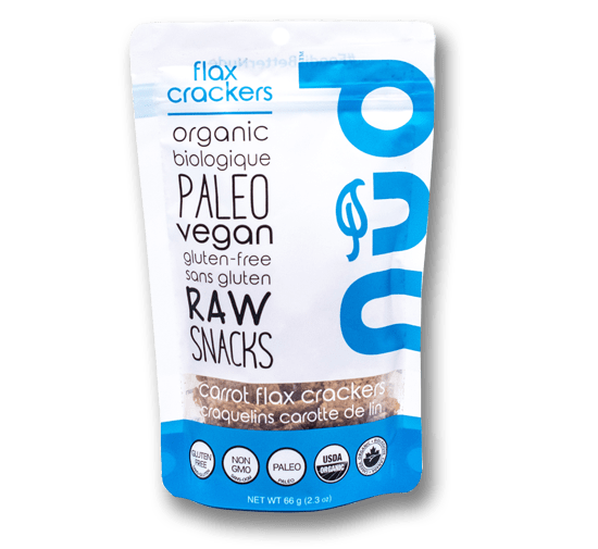 Nud Snacks Keto Carrot Flax Crackers - 66g