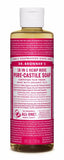Dr. Bronner's Pure Castile Liquid Soap Rose - 237ml
