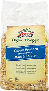 Inari Organic Yellow Popcorn (Popping Corn) - 500g