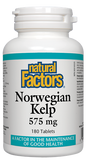 Natural Factors Norwegian Kelp 575 mg - 180 Tablets
