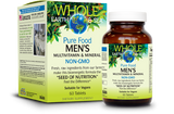 Whole Earth & Sea Pure Food Men's Multivitamin - 60 Tablets