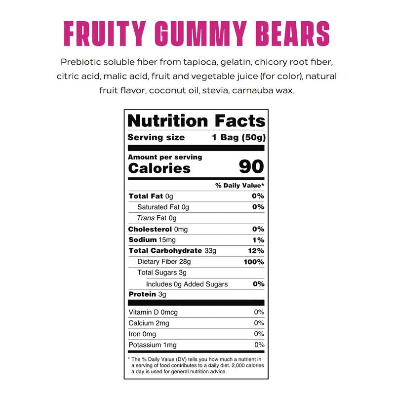 Smart Sweets Fruity Gummy Bears