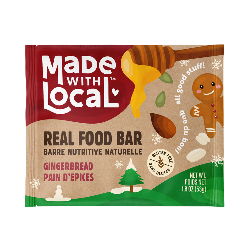Made with Local Gingerbread Real Food Bar - Single