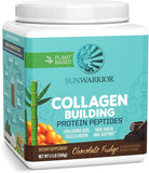 Sunwarrior Collagen Building Protein Peptides Chocolate Fudge - 500g