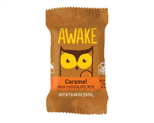 AWAKE Milk Chocolate Bites Caramel - Single