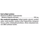 Natural Factors Berberine LipoMicel - 60 Softgels