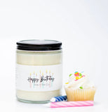 Wax + Fire Co. Happy Birthday Candle - 228g
