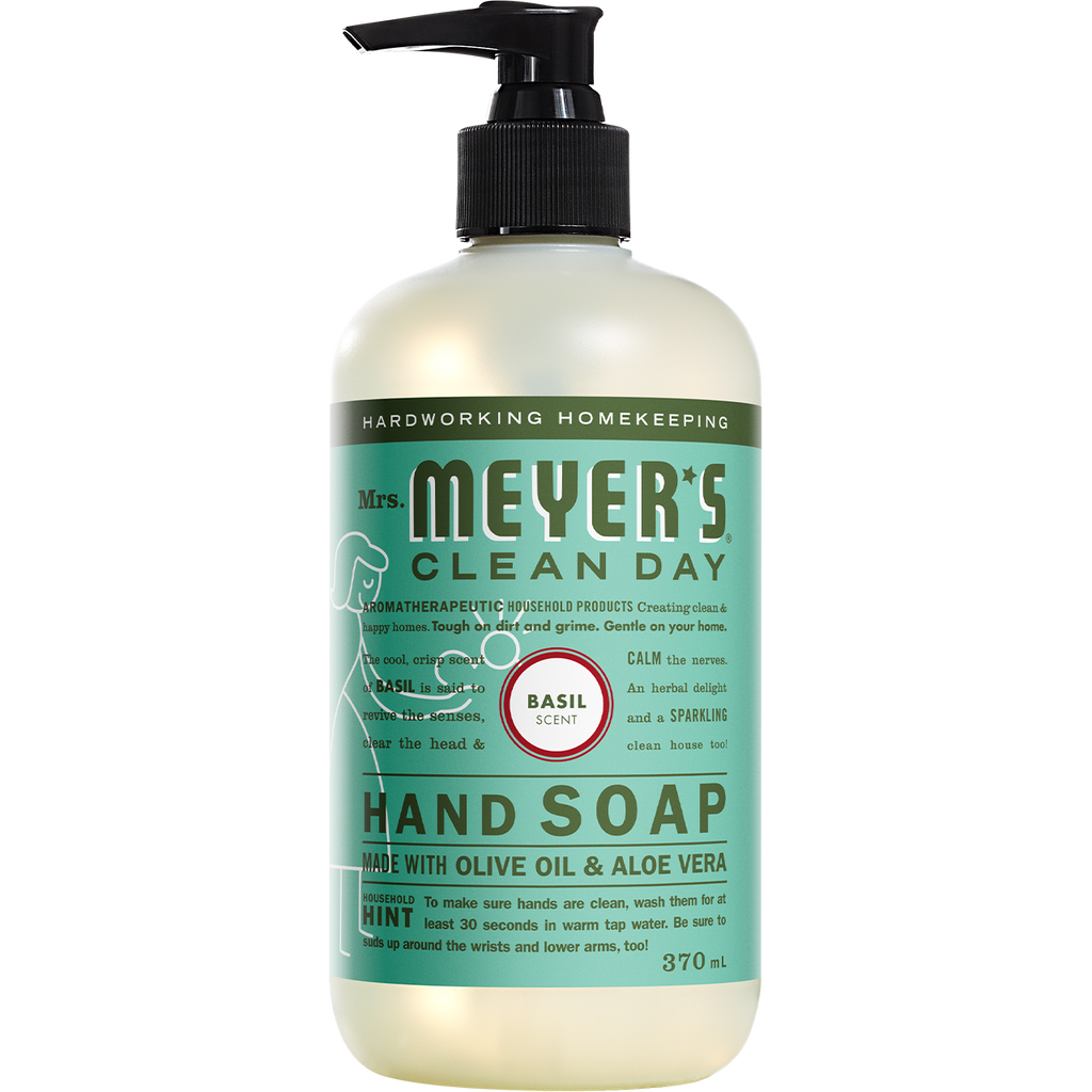 Mrs Meyers Basil Liquid Hand Soap - 370ml