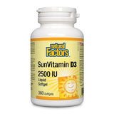 Natural Factors SunVitamin D3 2500 IU - 360 Softgels