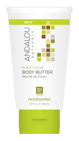 Andalou Naturals Kukui Cocoa Body Butter Travel Size - 50ml