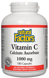 Natural Factors Vitamin C Calcium Ascorbate 1000mg - 180 Capsules