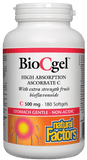 Natural Factors BioCgel 500mg - 180 Softgels