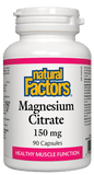 Natural Factors Magnesium Citrate 150mg - 90 Capsules