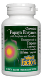 Natural Factors Papaya Enzymes Chewable - 120 Chewable Tablets