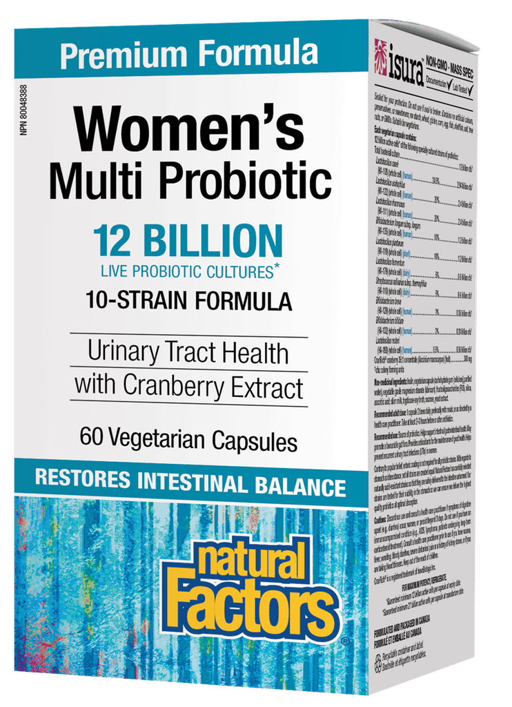 Natural Factors Women's Multi Probiotic 12 Billion - 60 Capsules