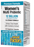 Natural Factors Women's Multi Probiotic 12 Billion - 120 Capsules