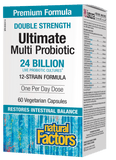 Natural Factors Ultimate Multi Probiotic Double Strength - 60 Capsules