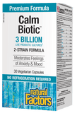Natural Factors Calm Biotic 3 Billion - 30 Capsules