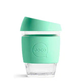 JOCO 12oz Reusable Glass Cup (Vintage Green)
