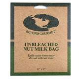 Beyond Gourmet Unbleached Nut Milk Bag - 11" x 9"
