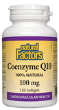 Natural Factors Coenzyme Q10 100mg - 120 Softgels
