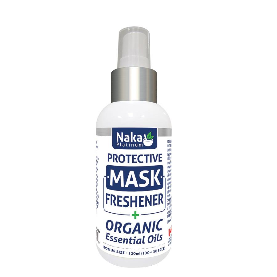 Naka Platinum Protective Mask Freshener + Organic Essential Oils - 120ml