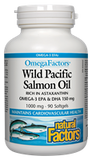 Natural Factors Wild Pacific Salmon Oil 1000mg - 90 Softgels