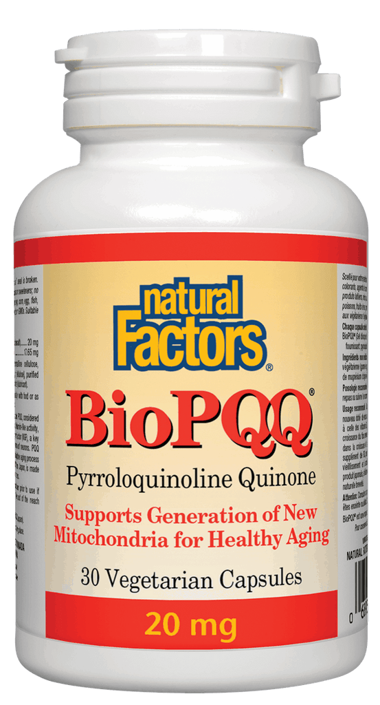 Natural Factors BioPQQ 20mg - 30 Capsules
