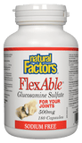 Natural Factors FlexAble® Glucosamine Sulfate 500mg - 180 Capsules