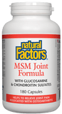 Natural Factors MSM Joint Formula - 180 Capsules