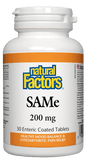 Natural Factors SAMe 200mg - 30 Tablets