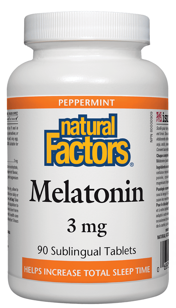 Natural Factors Melatonin 3mg - 90 Sublingual Tablets