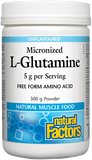 Natural Factors Micronized L-Glutamine 5g - 300g