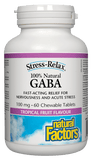 Natural Factors GABA 100mg - 60 Chewable Tablets