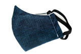 Colibri Blue Linen Print Face Mask