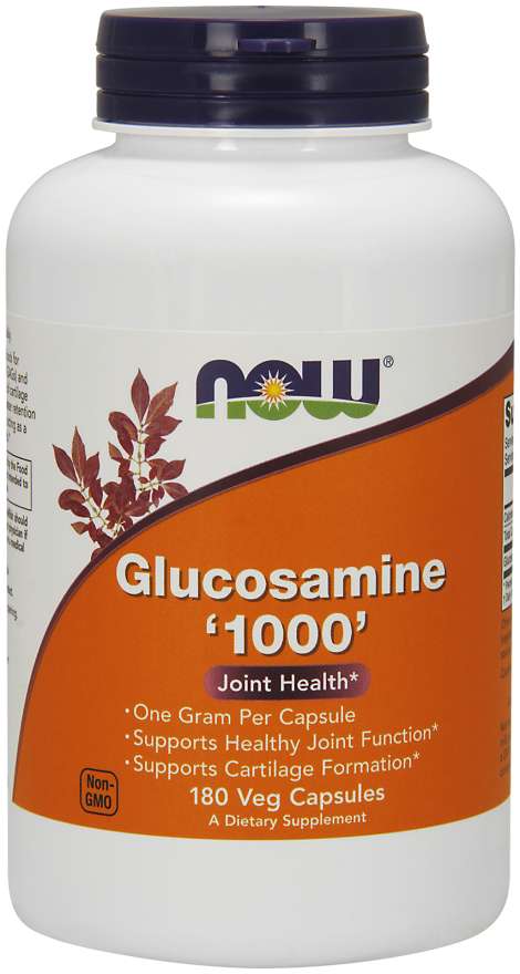 Now Glucosamine HCL 1000mg - 180 Capsules