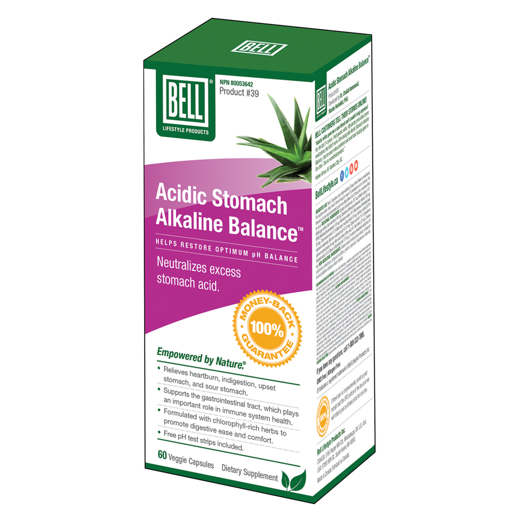 Bell Lifestyle Products Acidic Stomach Alkaline Balance - 60 Capsules